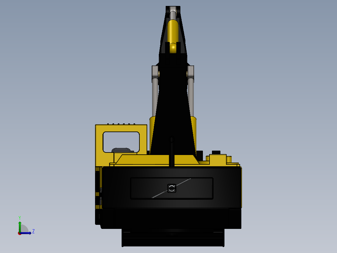 4.沃尔沃650挖掘机左视图