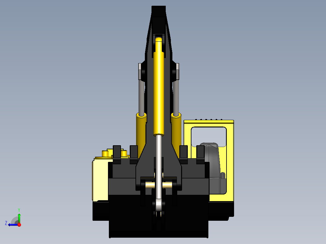 4.沃尔沃650挖掘机右视图