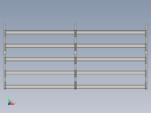 货架、储物架前视缩略图