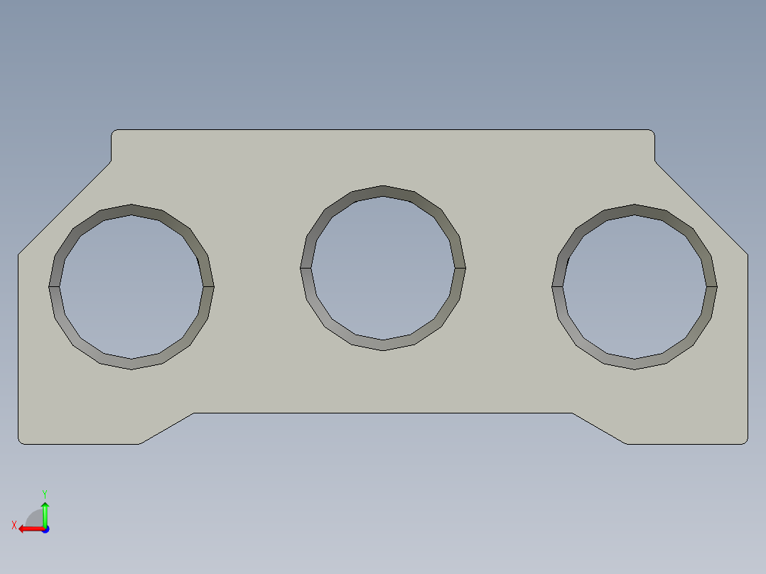电磁阀汇流板100M-12F后视图