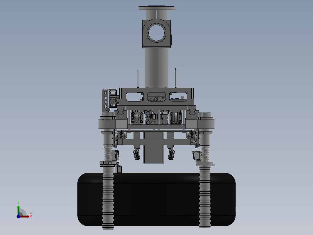 轮胎外抱夹具前视图