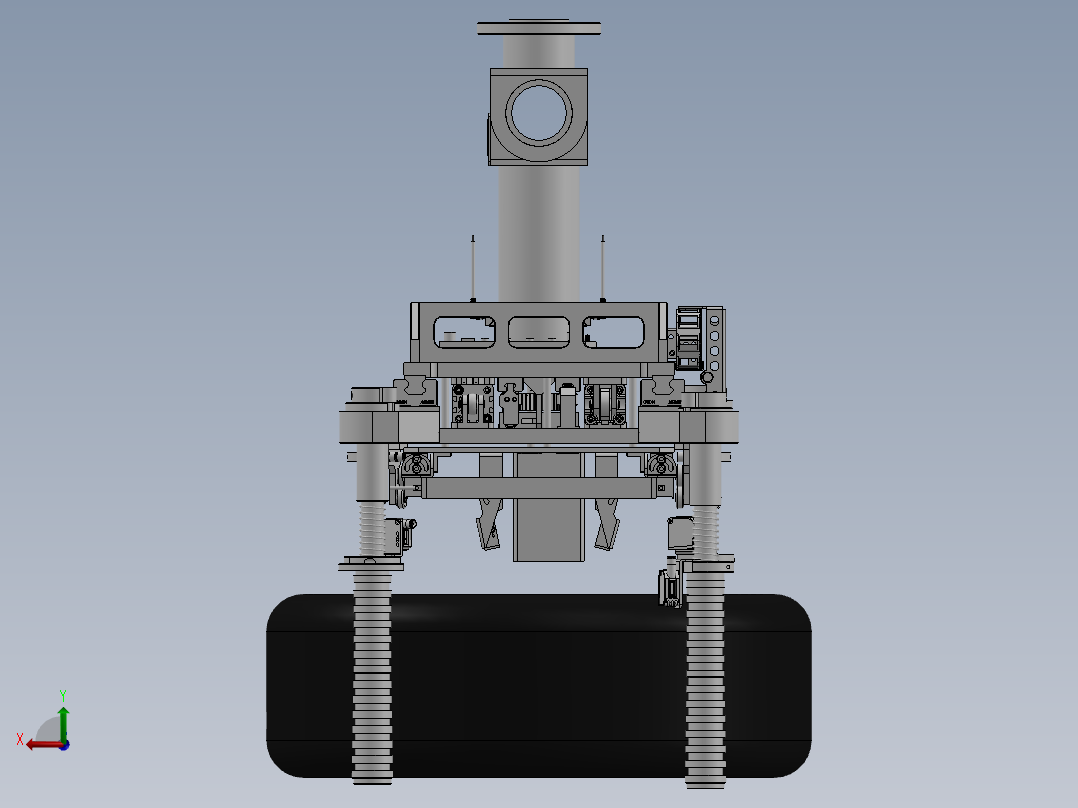 轮胎外抱夹具后视图