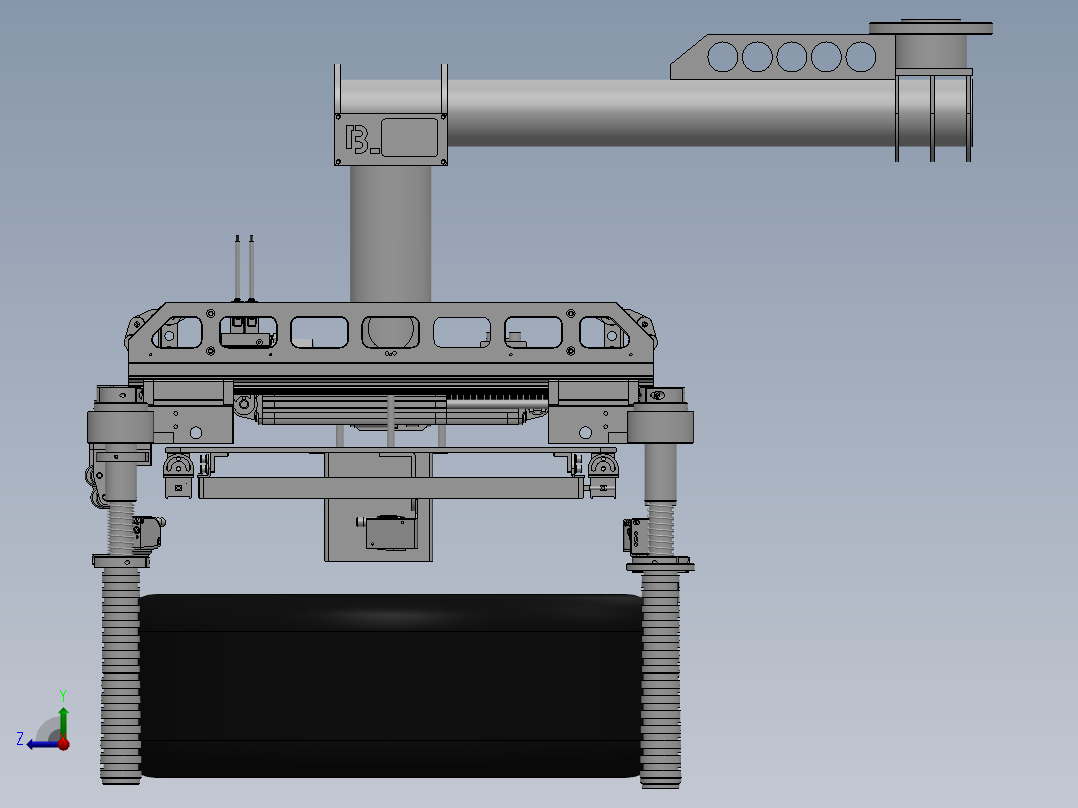 轮胎外抱夹具右视图