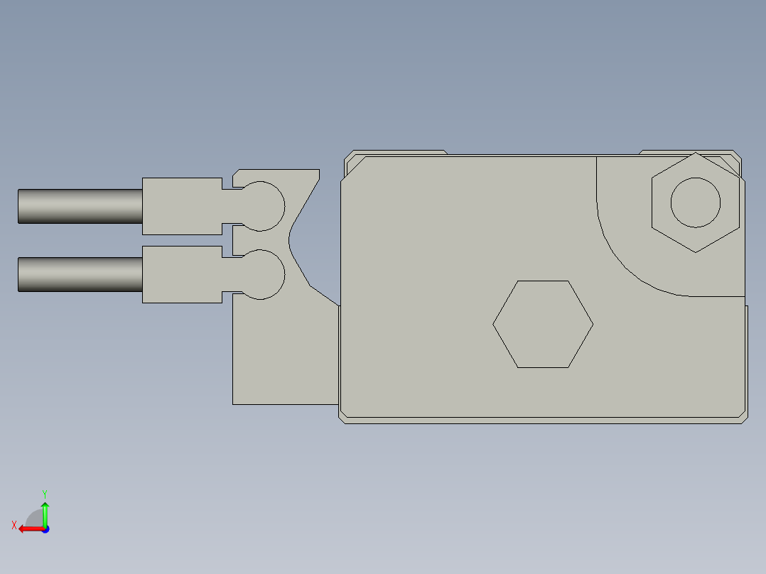 MXP12-15C-M9PVL气动滑台后视图
