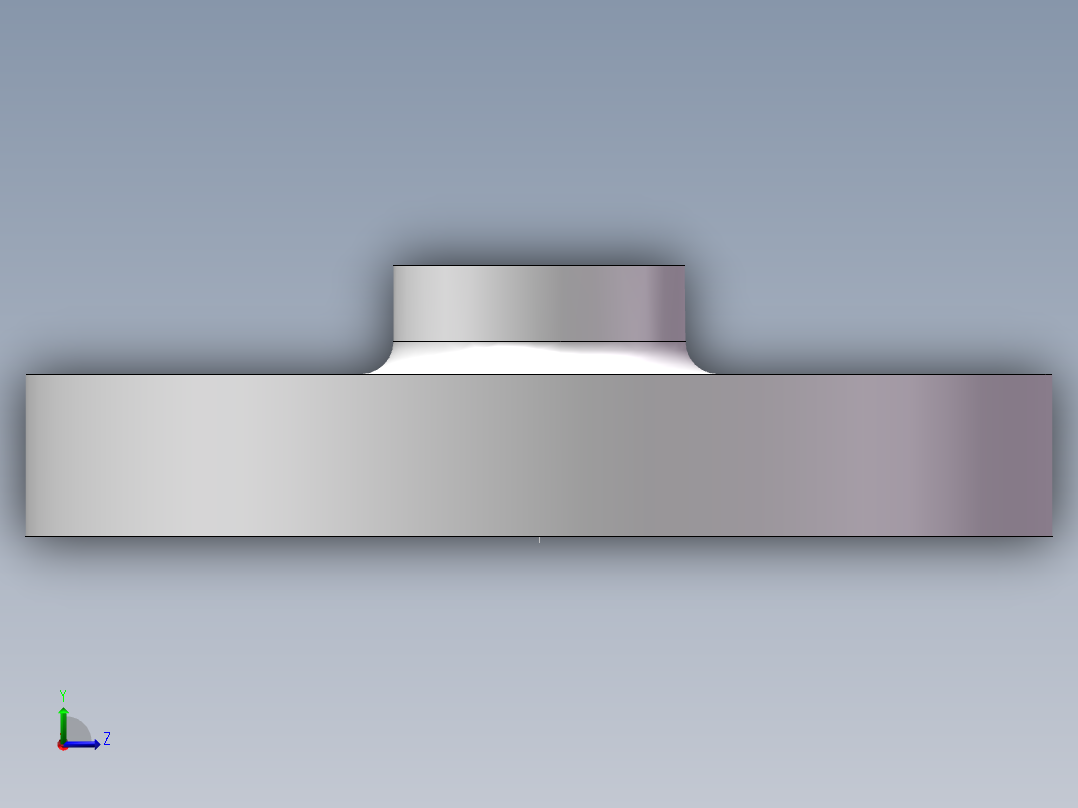 FLANGE_DN400_PN10_U-PVC左视图