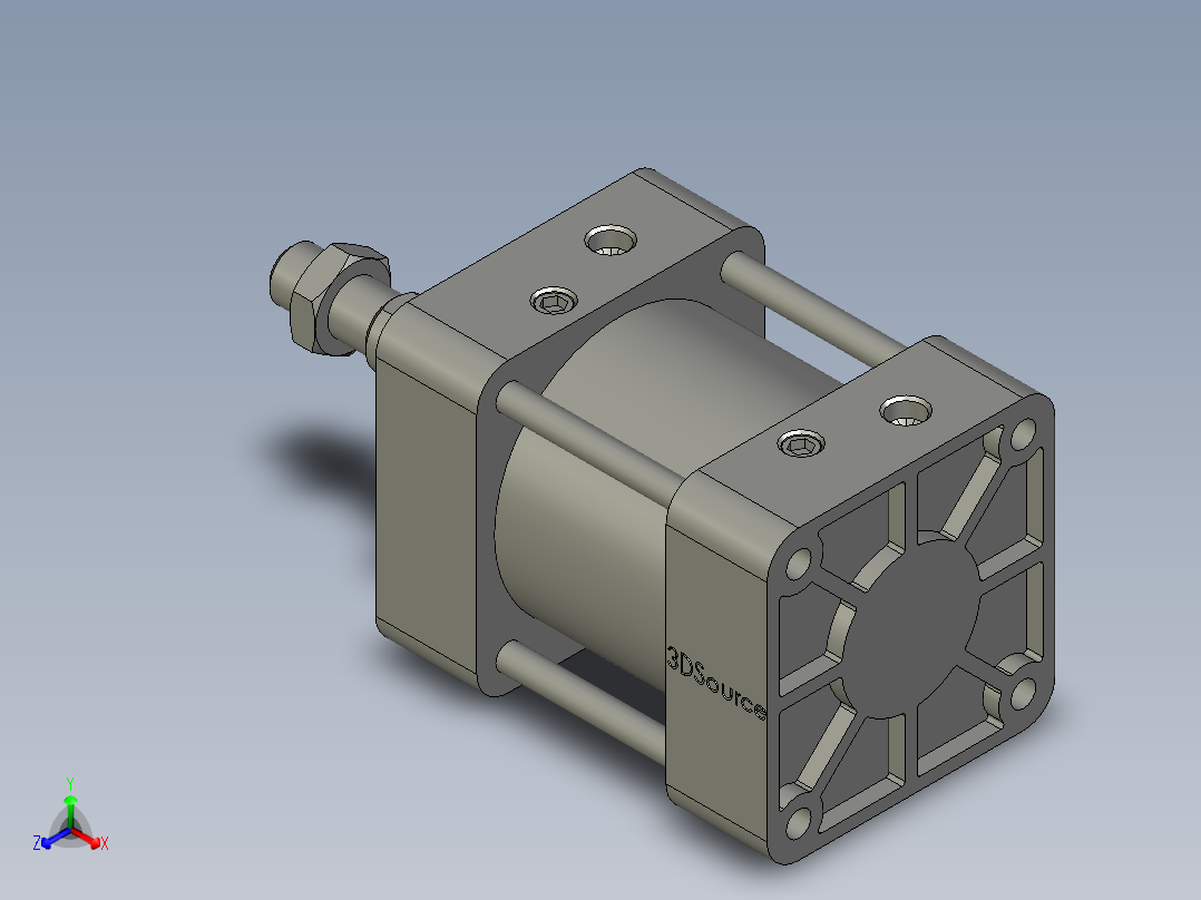 打包FSI100-75气缸主视图