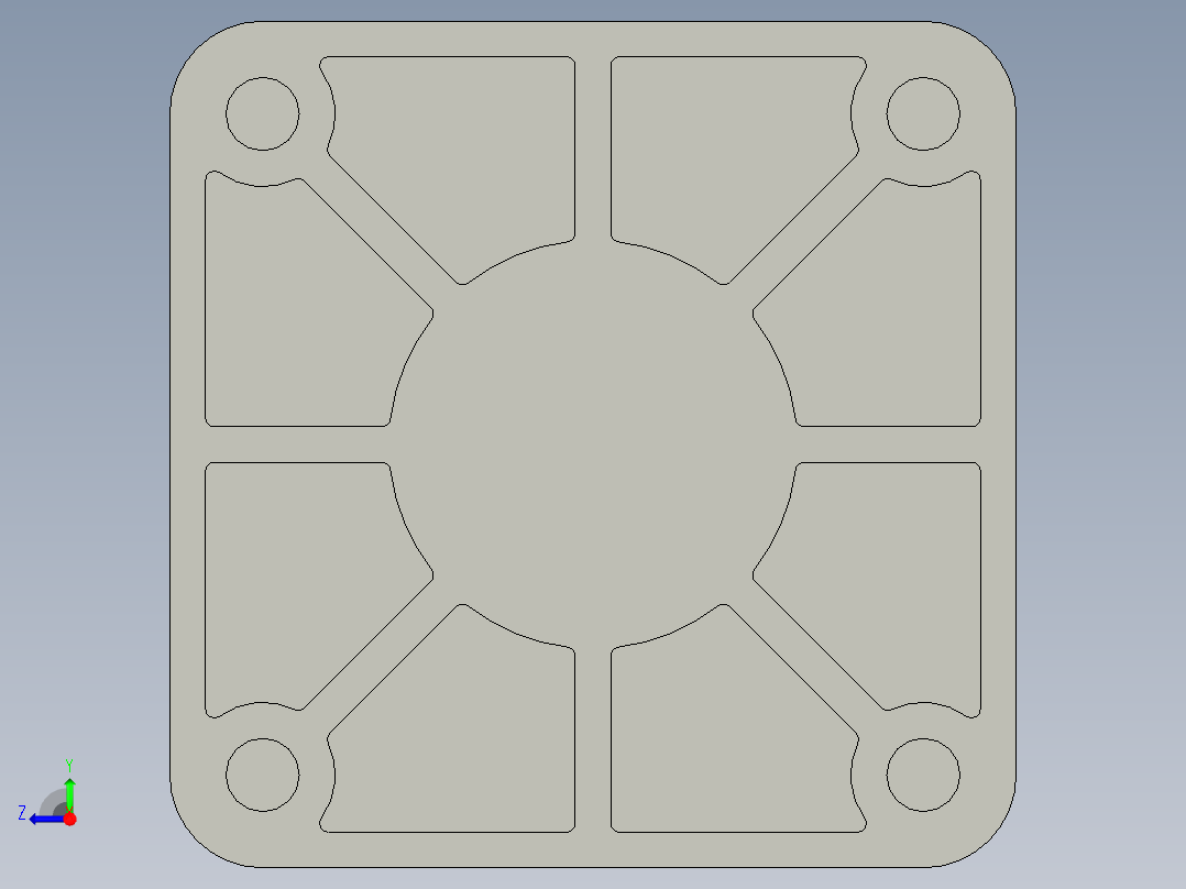 打包FSI100-75气缸右视图