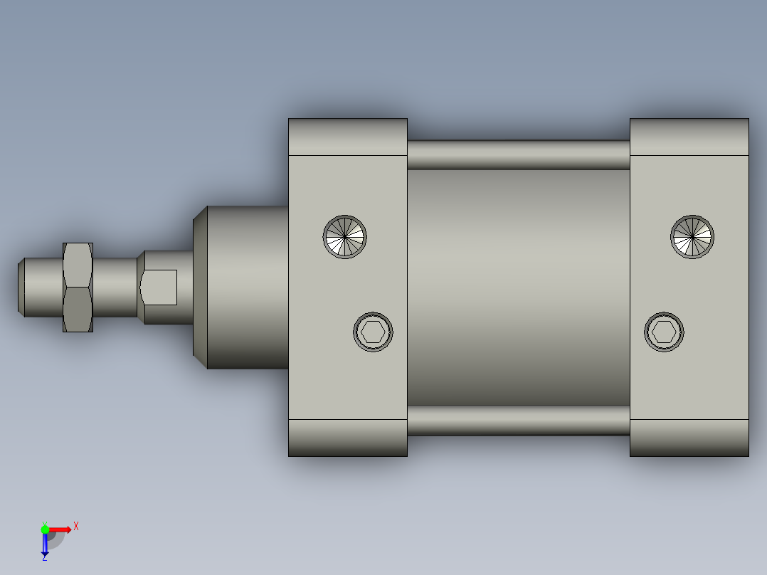 打包FSI100-75气缸俯视图