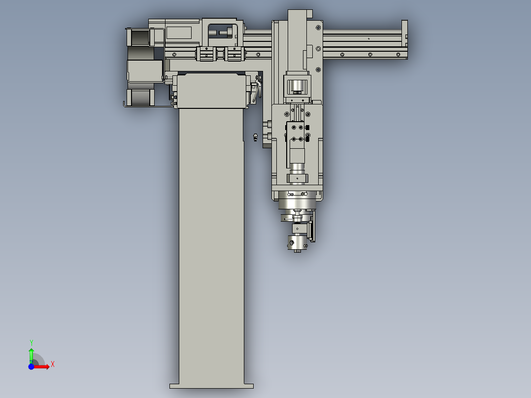 龙门组合前前视图