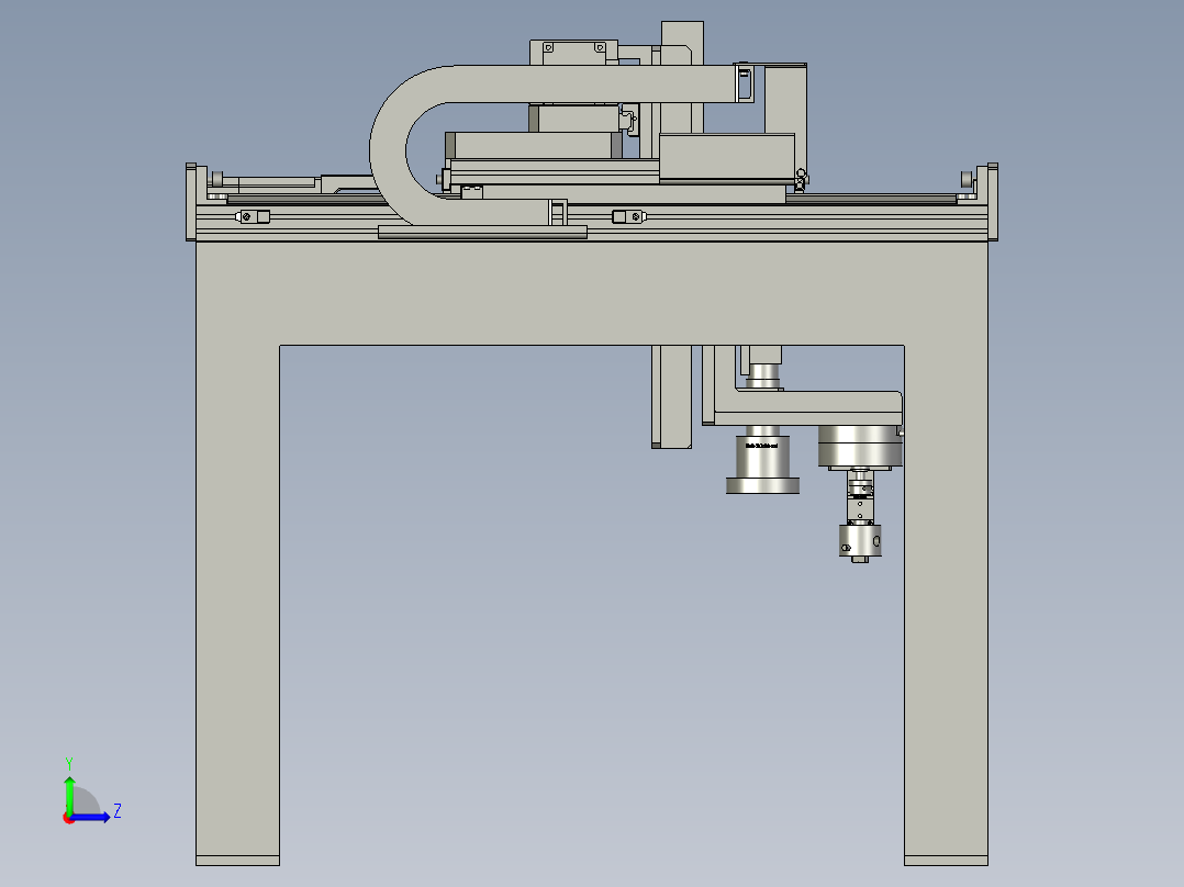 龙门组合前左视图