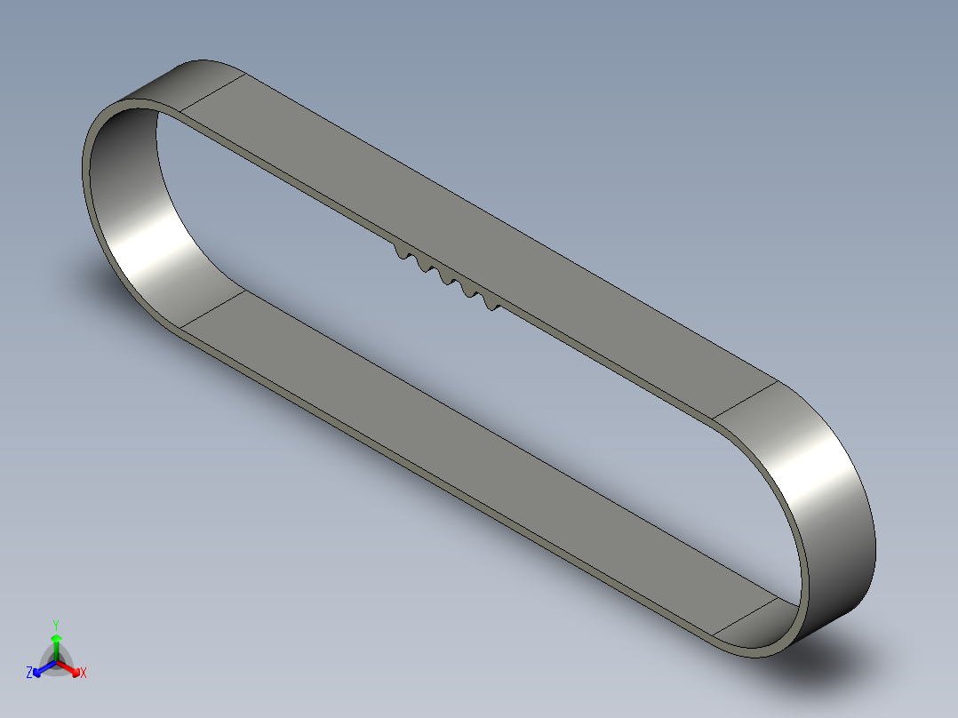 同步带S5M-L380正等轴测图
