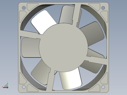 120x120x38mmN系列DC轴流风机TX12038H24-N后视缩略图