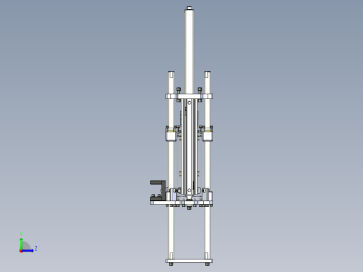 顶升加旋转机构左视缩略图