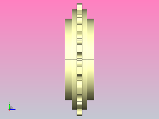 JS YS200-16T-S30-C1 YS200机加工主动轮左视缩略图