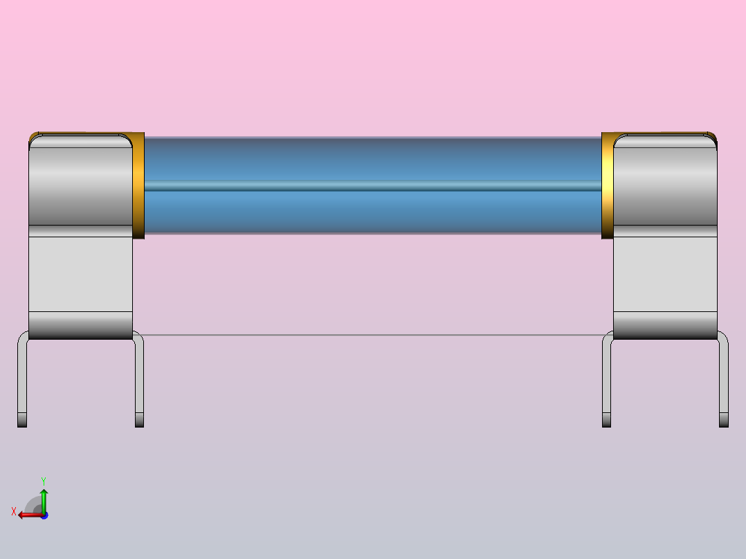 电子器件电容FUSE后视图