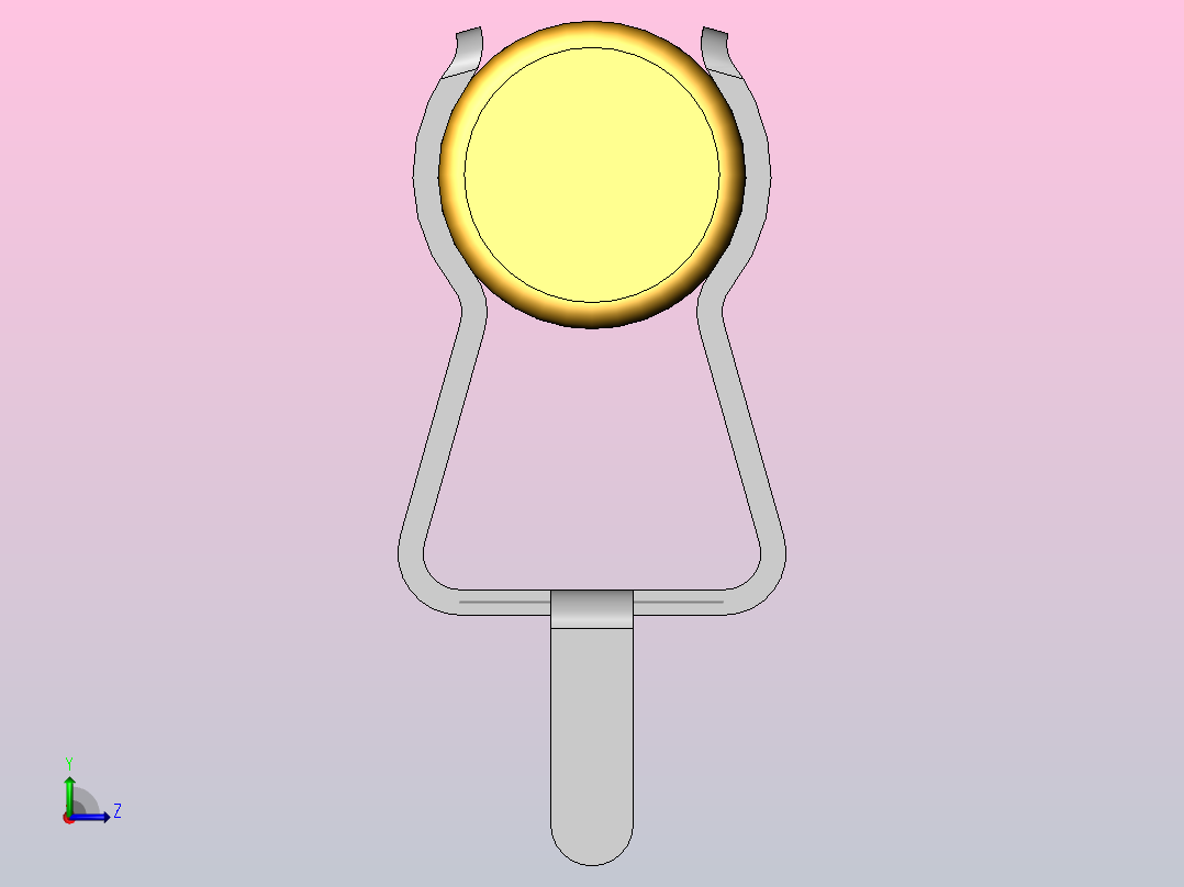 电子器件电容FUSE左视图