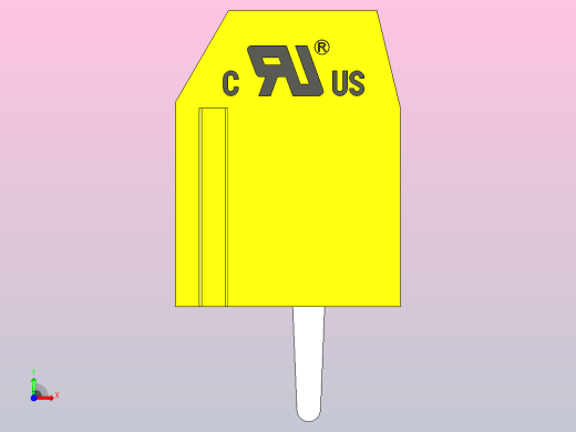 7针DG306 5黄色间距5毫米前视缩略图