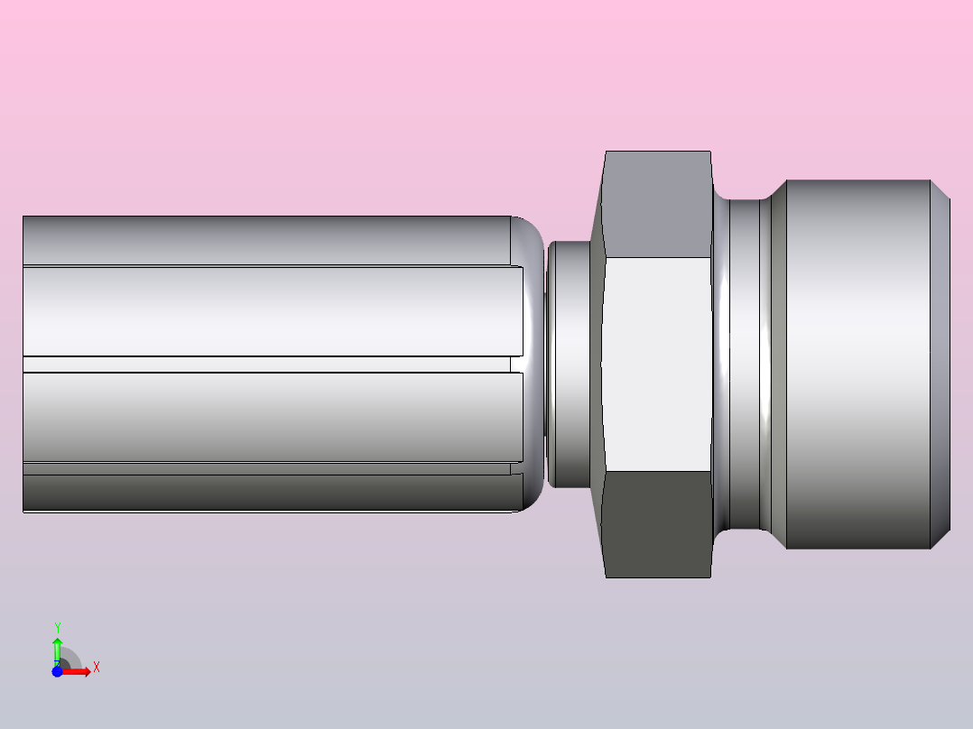 标准液压接头1D246-14-5前视图