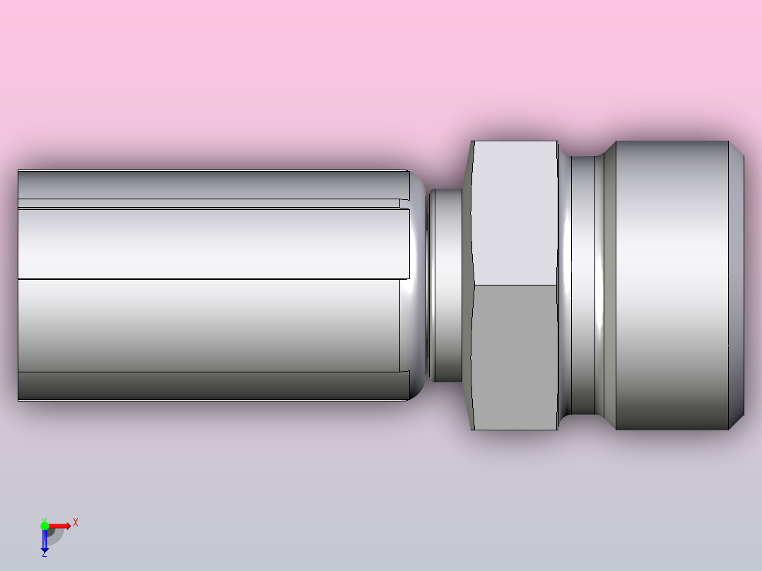 标准液压接头1D246-14-5俯视图
