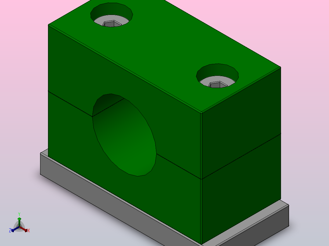 塑料管夹_塑料管夹 A(Ⅱ)20主视图