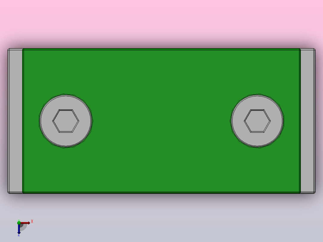 塑料管夹_塑料管夹 A(Ⅱ)20俯视图