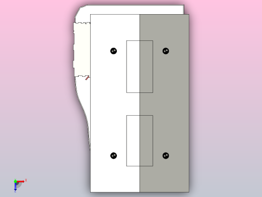 住宅模型3俯视缩略图
