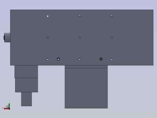 发动机气缸盖CNC加工角度孔后视缩略图