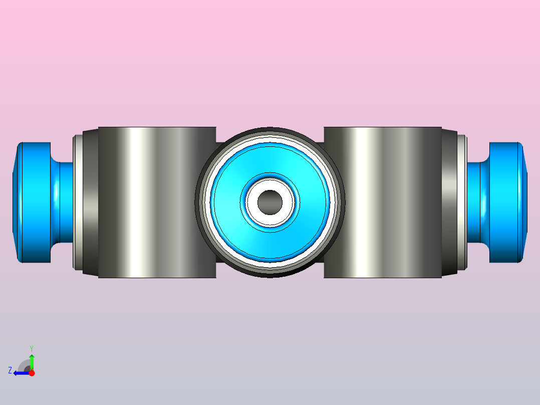 快插接头QSMT-2右视图