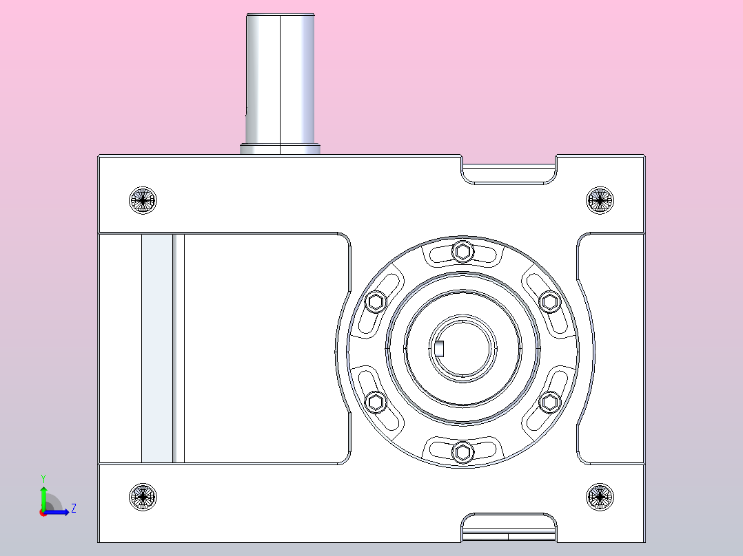 RU80DS凸轮分割器左视图