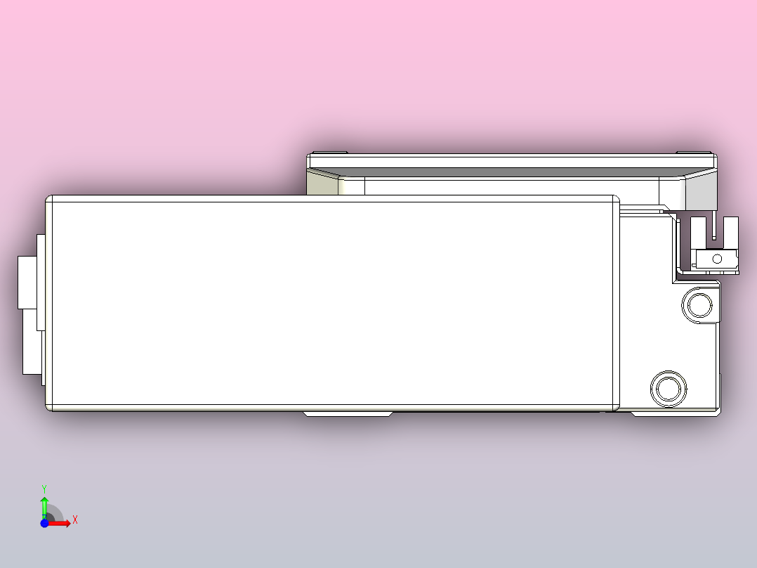 滚珠丝杠直线轴内置导轨TPA-GCR-120-1610C-L450-MR-M40-N3前视图