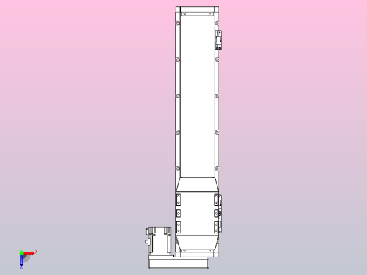 滚珠丝杠直线轴内置导轨TPA-GCR-120-1610C-L450-MR-M40-N3俯视缩略图