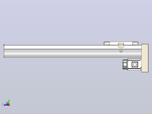 滚珠丝杠直线轴带导轨全封闭TPA-HCR-220D-3210C-L850-MP-C-P1K-N3右视缩略图
