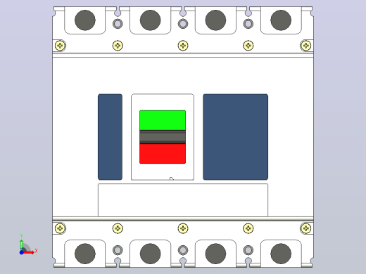 RDM1L系列漏电断路器[RDM1L-800H-4A]前视缩略图