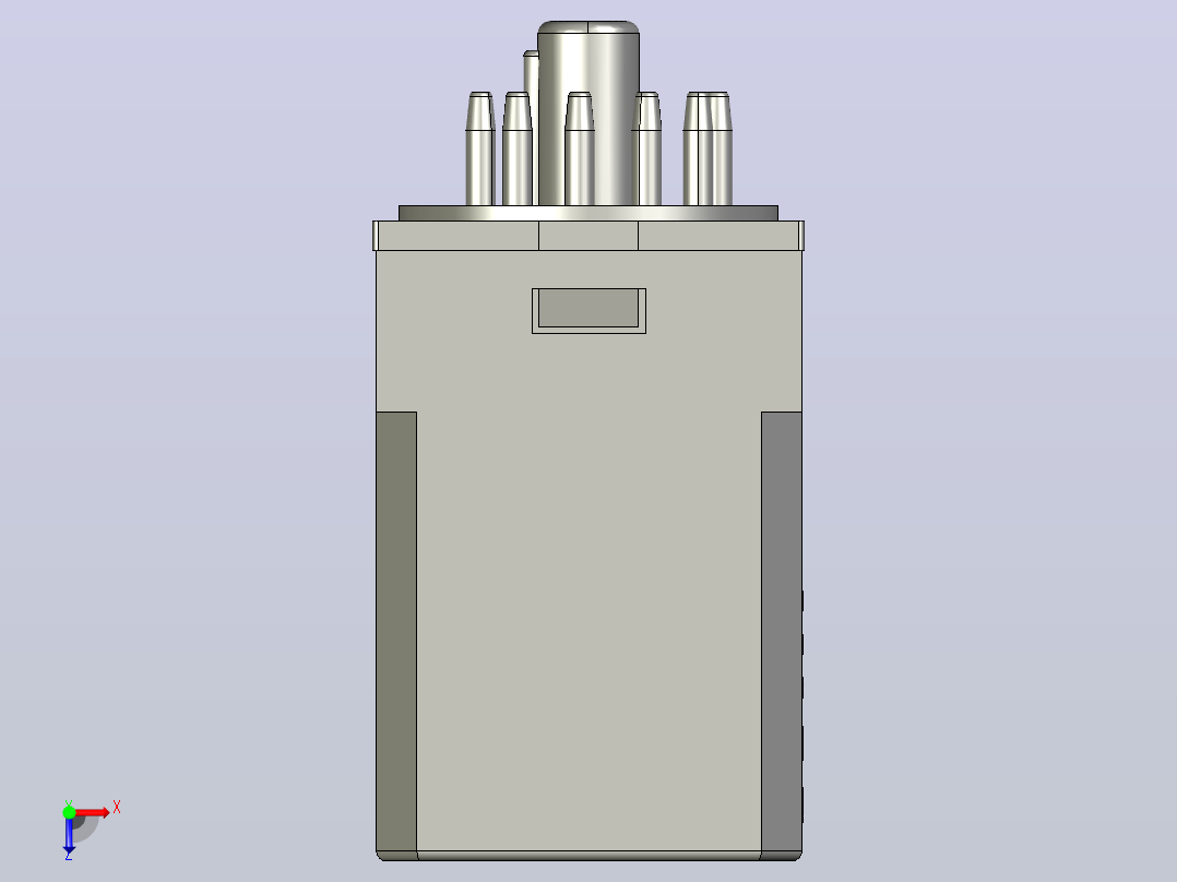 JMK3P-I电磁继电器三维模型202203俯视图