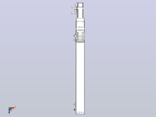 无尘螺杆滑台KCH5M-400-BC-100W-C4俯视缩略图