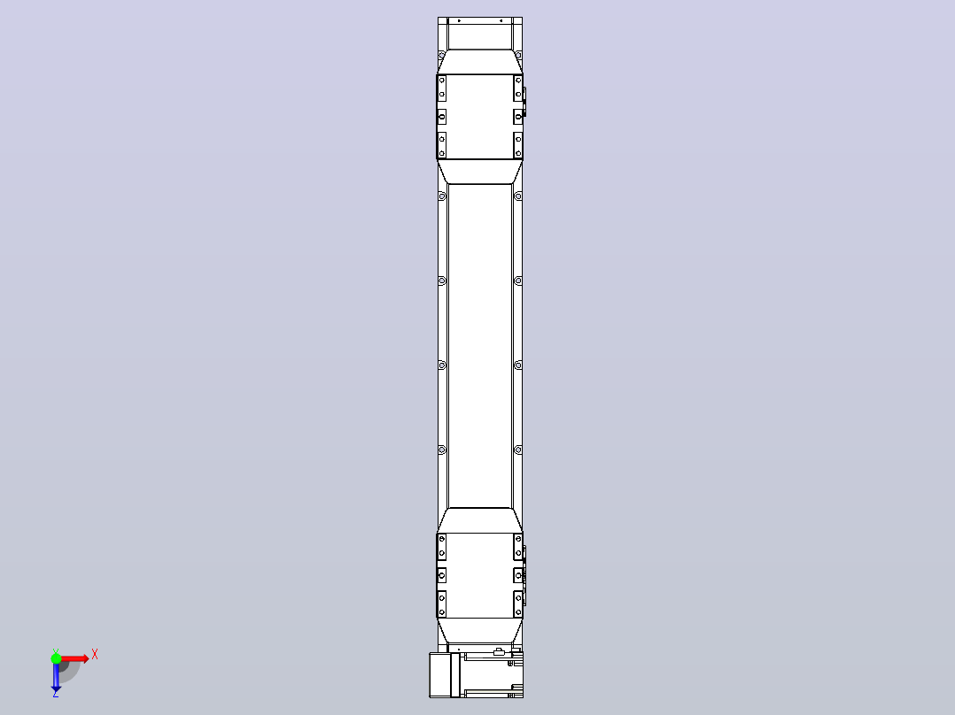 皮带直线轴双滑块型TPA-GCBS-150-P80-L275-LU-M75-N3俯视图