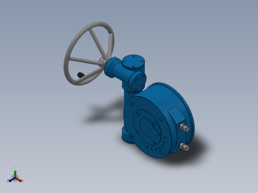 MY-S部分回转型阀门手动装置[MY-4S]正等轴测缩略图