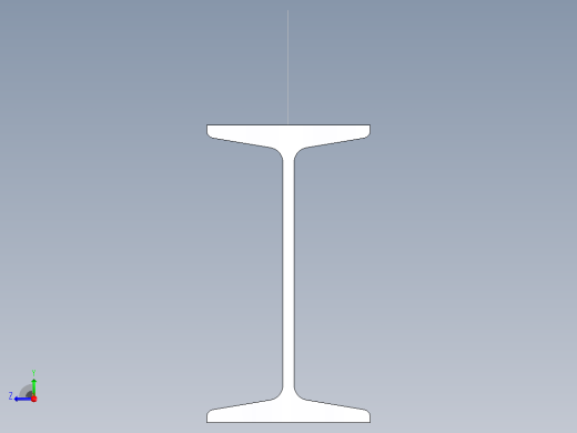 16#热轧工字钢4.3m.SLDPRT右视缩略图