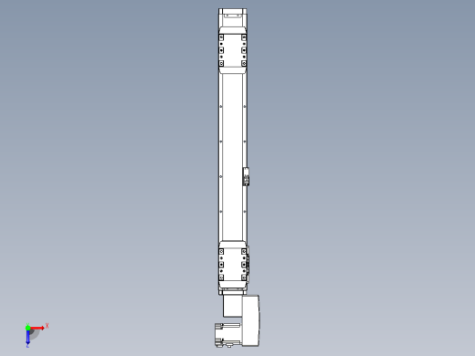皮带直线轴双滑块型TPA-GCBS-80-P60-L225-QR-M20-N3俯视缩略图