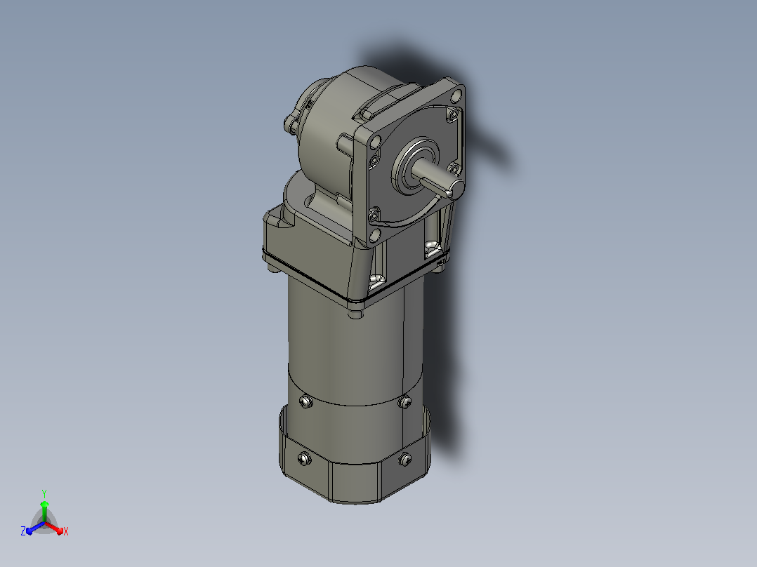 交流减速机5RK60GU-CMF(5GU3RT-180RT)新主视图