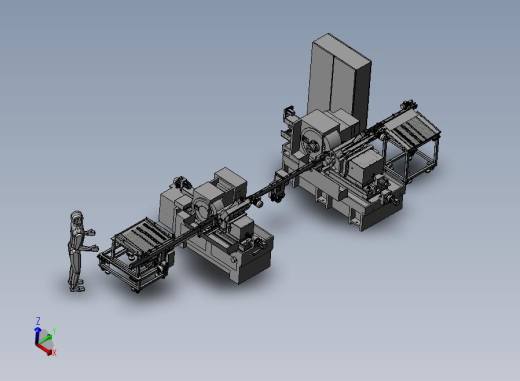 全自动无心磨床流水线