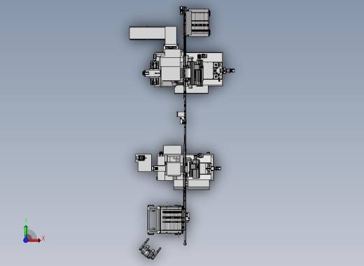 全自动无心磨床流水线前视缩略图
