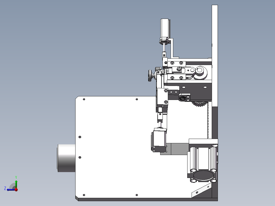 打端子机SW右视图