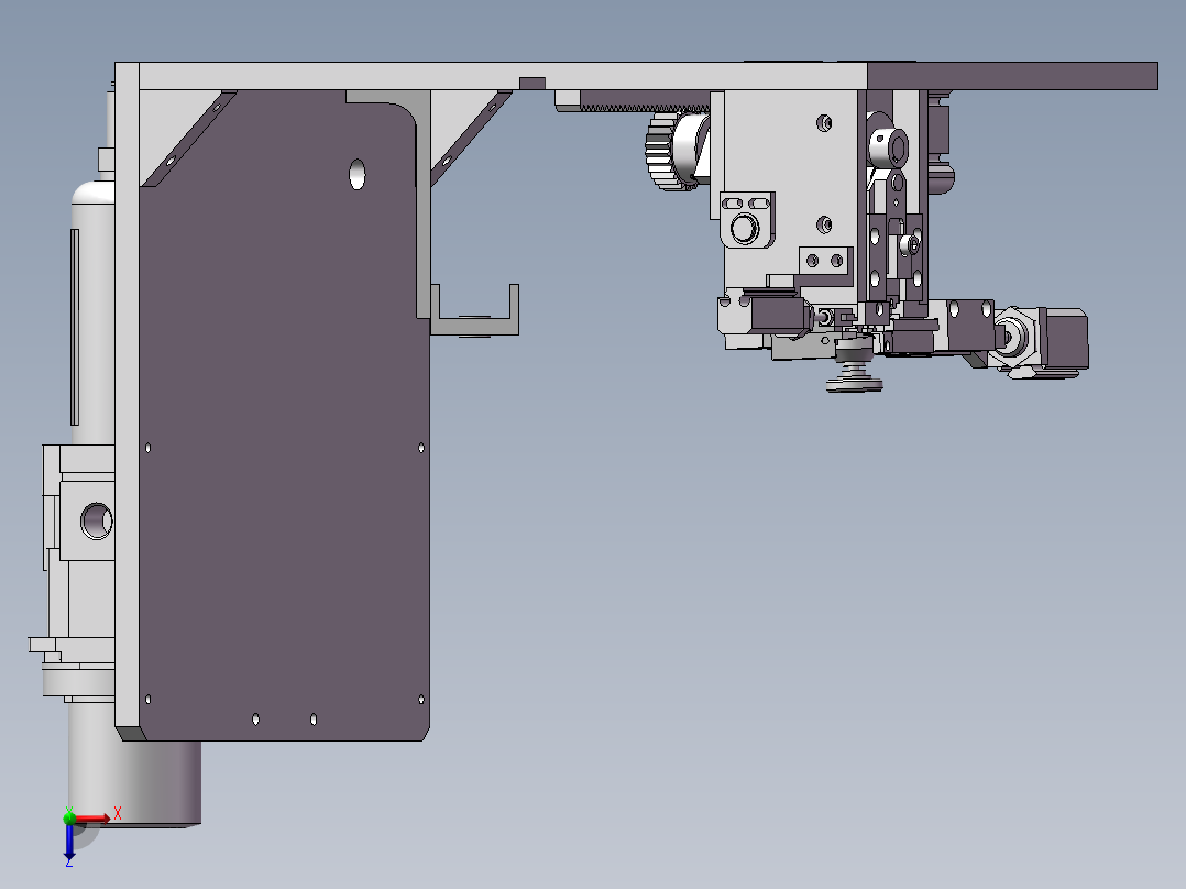 打端子机SW俯视图