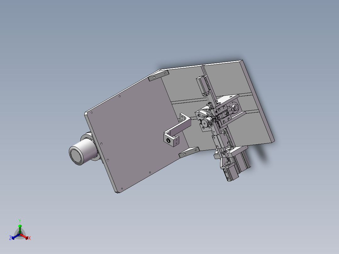 打端子机SW正等轴测图