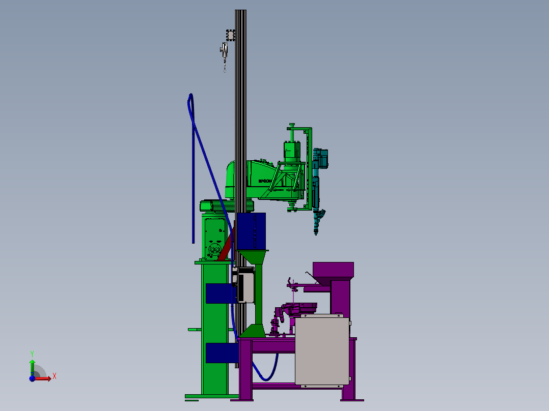 全自动螺丝机前视图