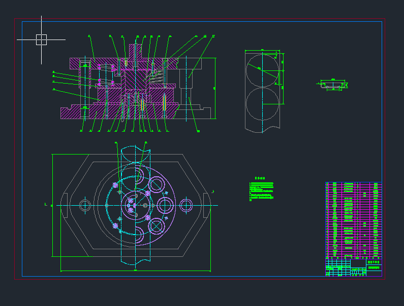 12型拖拉机离合器壳体落料、首次拉伸复合模设计（有cad图）