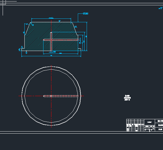 12型拖拉机离合器壳体落料、首次拉伸复合模设计（有cad图）