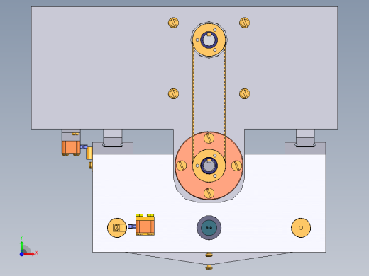 高放射性液体稀释、分装系统的机械装置设计前视缩略图