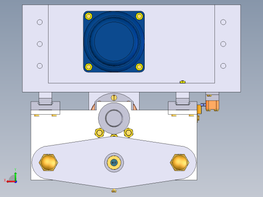 高放射性液体稀释、分装系统的机械装置设计后视缩略图